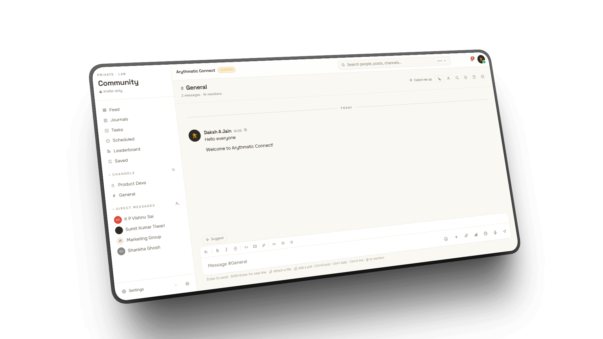 Arythmatic Community discussions