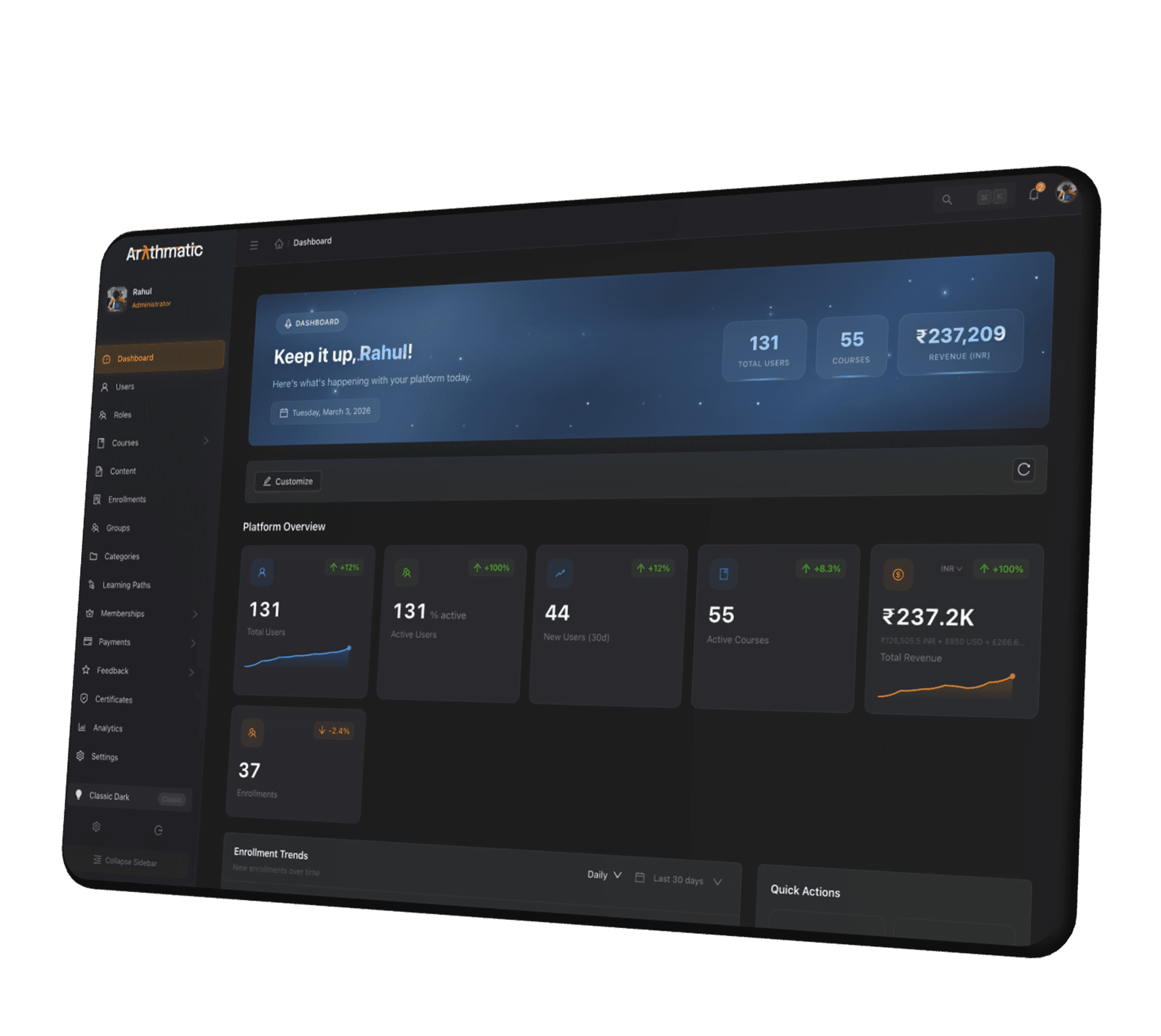 Admin Dashboard