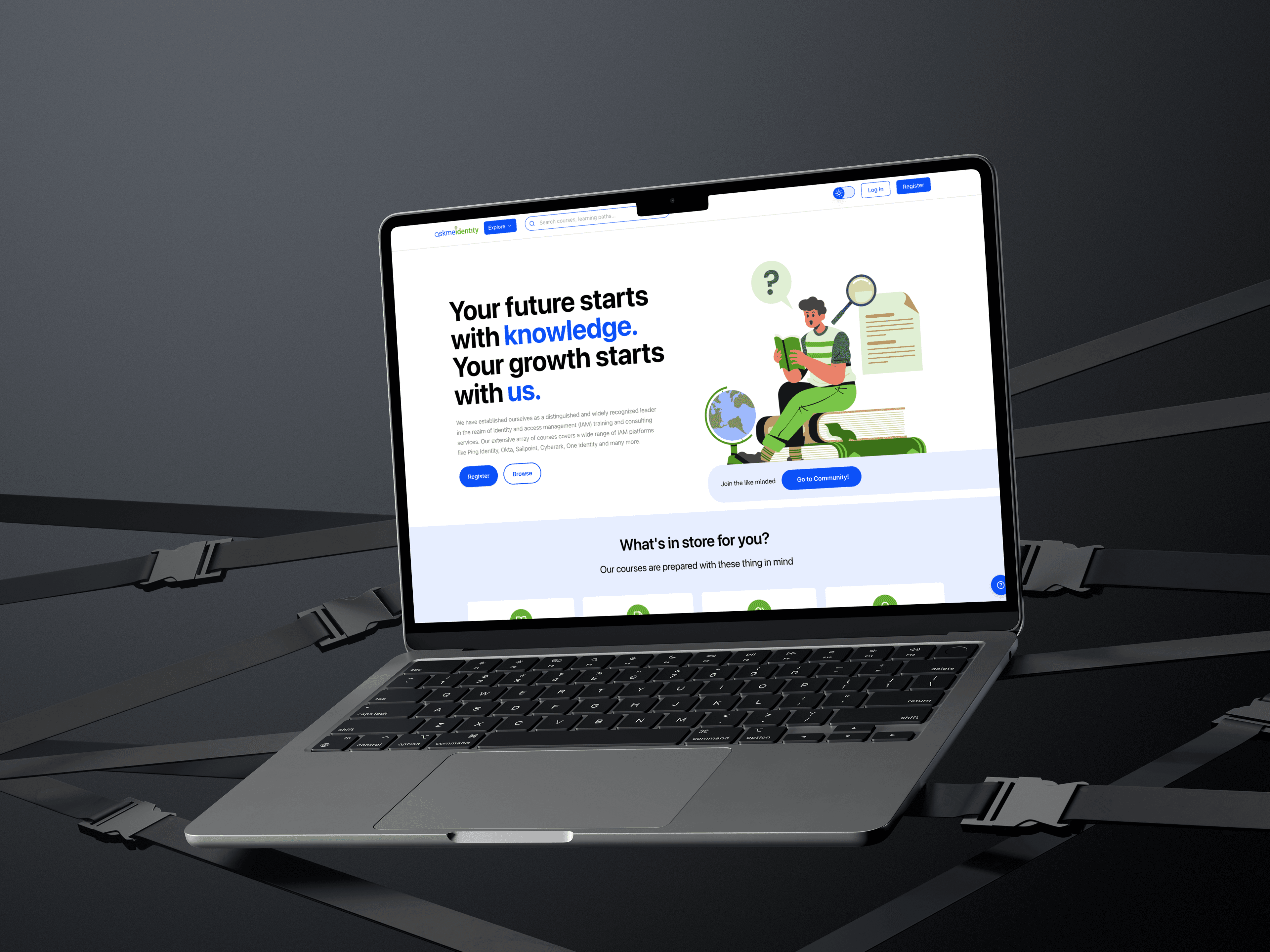 Academy builder interface